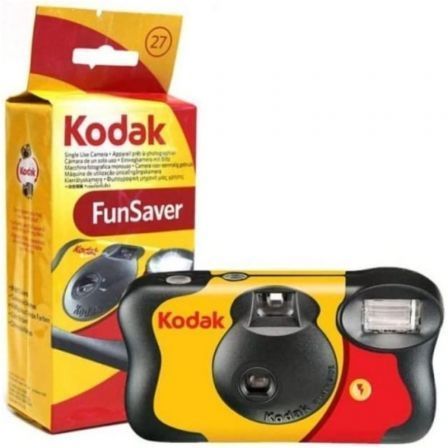 Kodak FunSaver Cámara Desechable 27 Exposiciones Color Amarilla y Roja